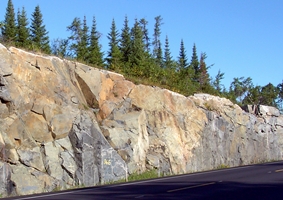 Precambrian Shield rock